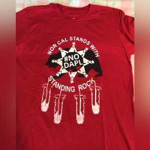 No DAPL short sleeve t shirt.